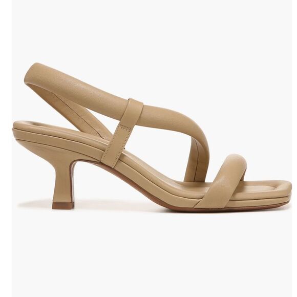 VINCE Coline Tubular Leather Slingback Sandals - Picture 3 of 16